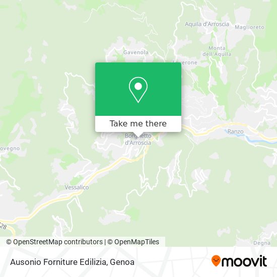 Ausonio Forniture Edilizia map