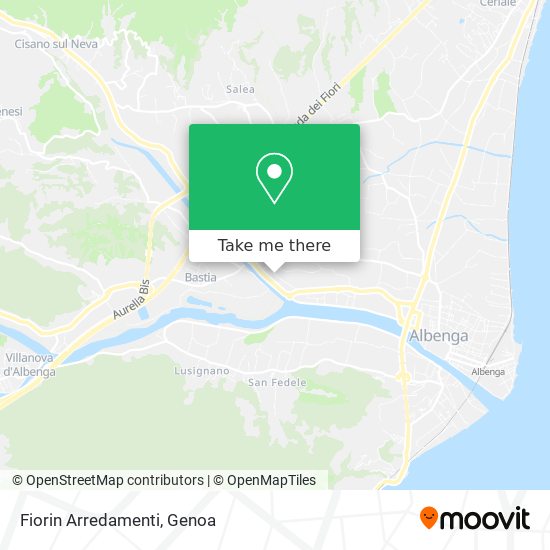 Fiorin Arredamenti map