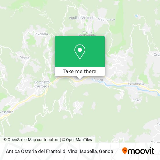 Antica Osteria dei Frantoi di Vinai Isabella map