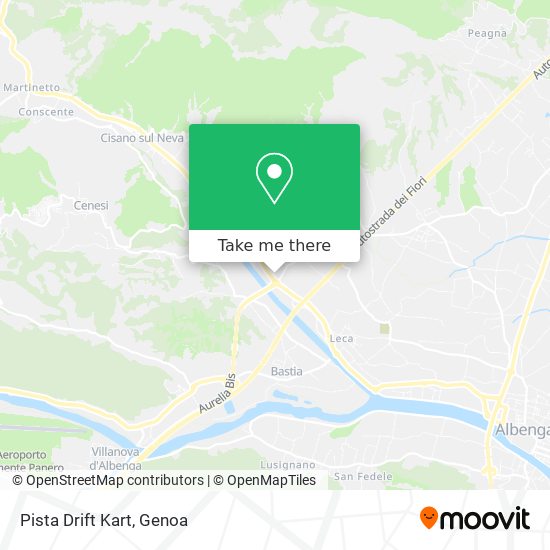Pista Drift Kart map