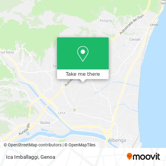 Ica Imballaggi map