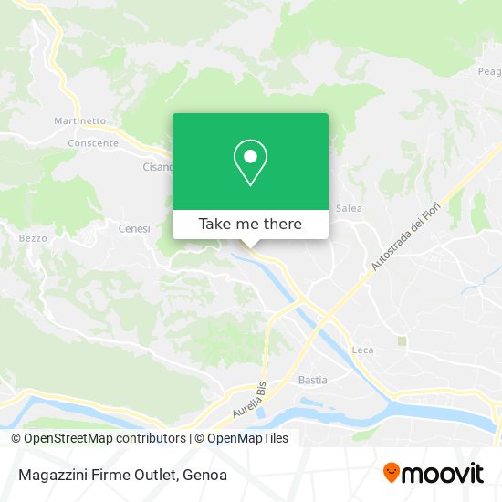 Magazzini Firme Outlet map