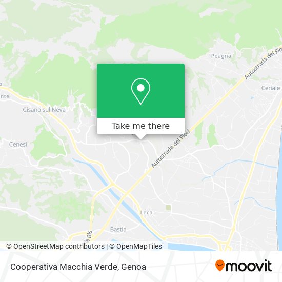Cooperativa Macchia Verde map