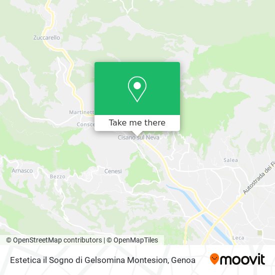 Estetica il Sogno di Gelsomina Montesion map