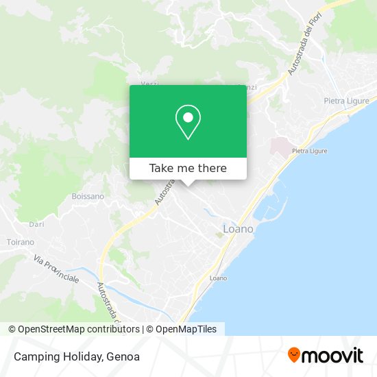 Camping Holiday map