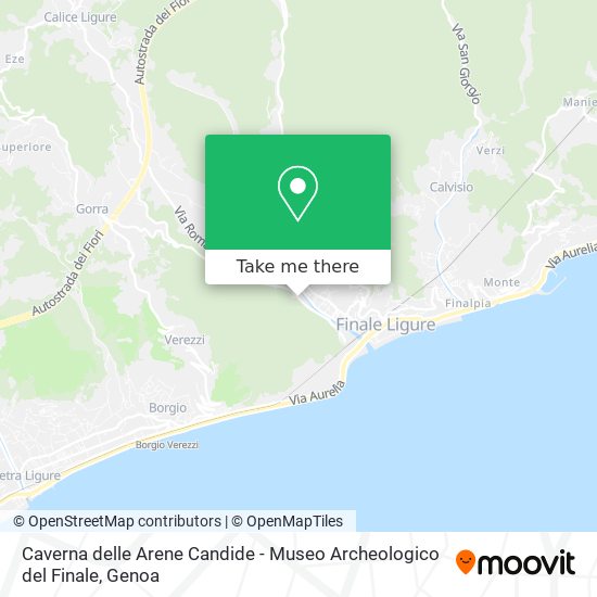 Caverna delle Arene Candide - Museo Archeologico del Finale map