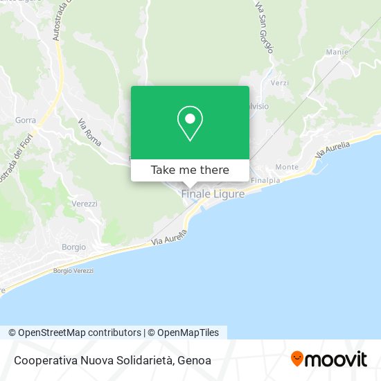 Cooperativa Nuova Solidarietà map