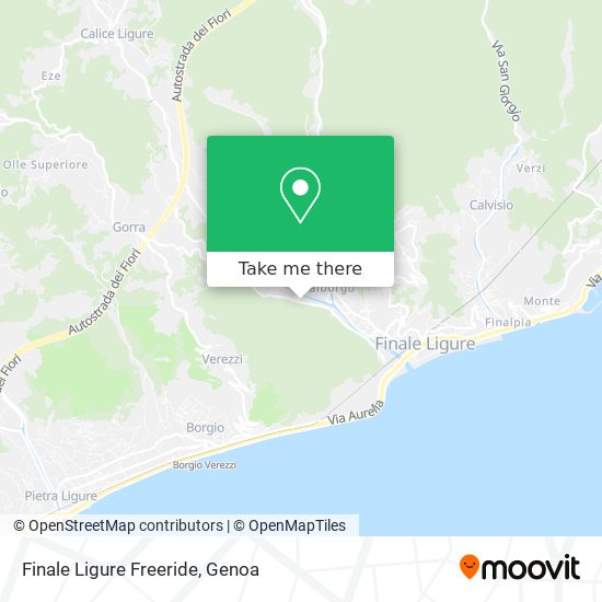 How to get to Finale Ligure Freeride by Bus or Train?