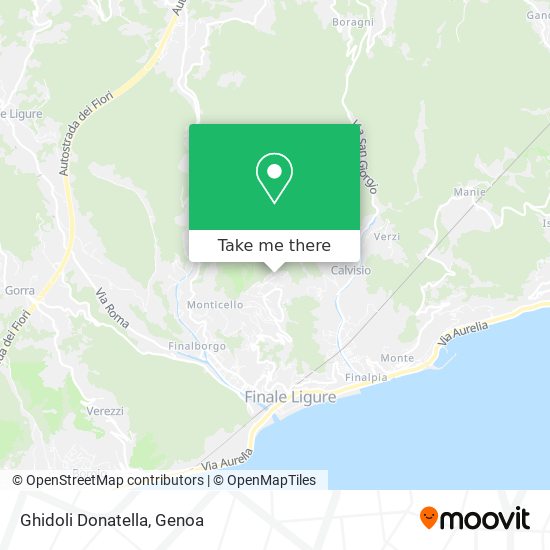 Ghidoli Donatella map