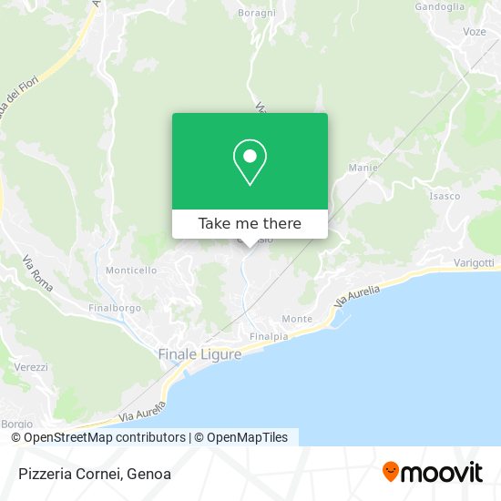 Pizzeria Cornei map