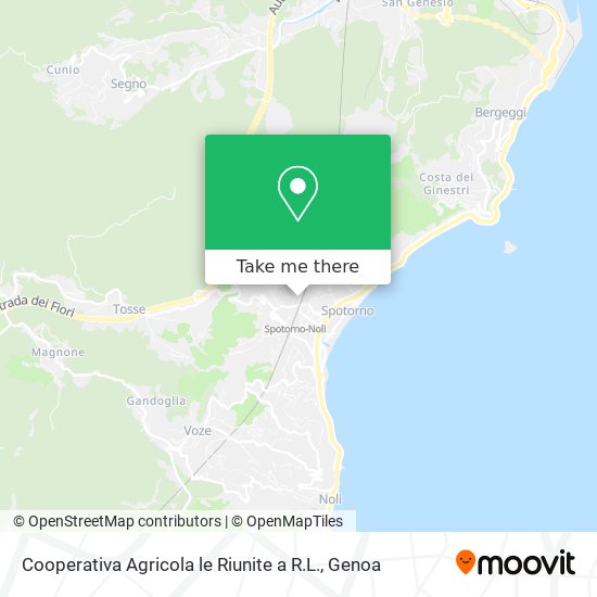 Cooperativa Agricola le Riunite a R.L. map