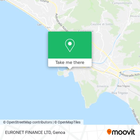 EURONET FINANCE LTD map