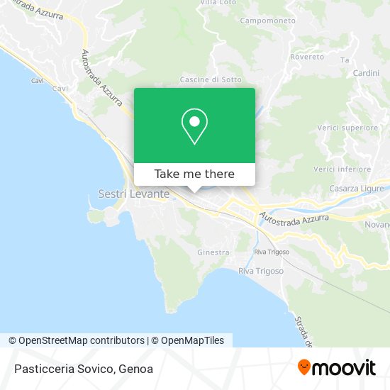 Pasticceria Sovico map