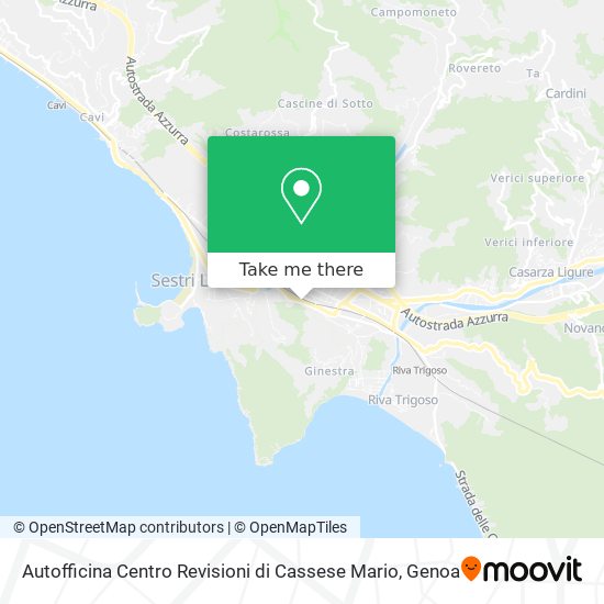 Autofficina Centro Revisioni di Cassese Mario map