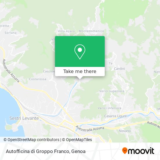 Autofficina di Groppo Franco map