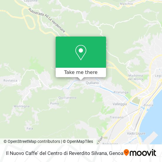 Il Nuovo Caffe' del Centro di Reverdito Silvana map