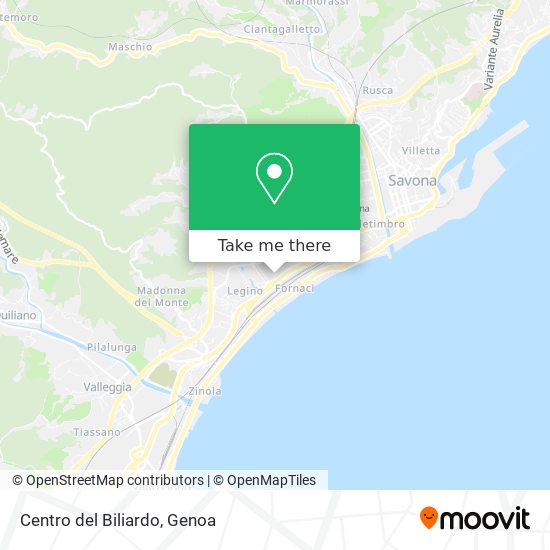 Centro del Biliardo map