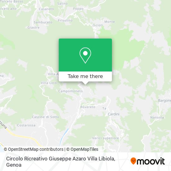 Circolo Ricreativo Giuseppe Azaro Villa Libiola map
