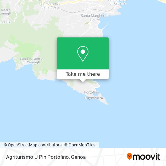 Agriturismo U Pin Portofino map