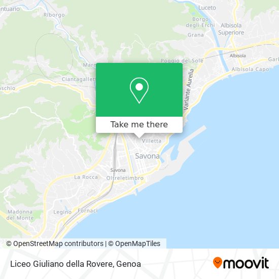 Liceo Giuliano della Rovere map