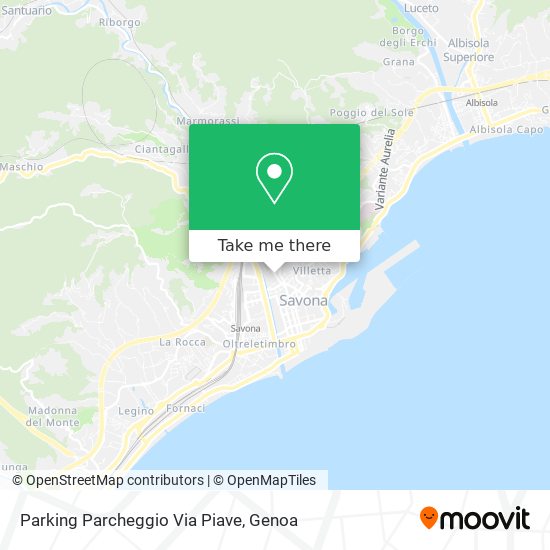 Parking Parcheggio Via Piave map