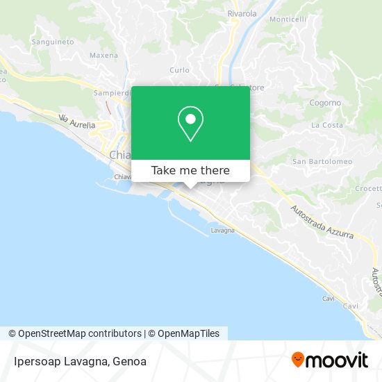 Ipersoap Lavagna map
