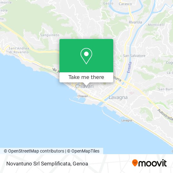 Novantuno Srl Semplificata map
