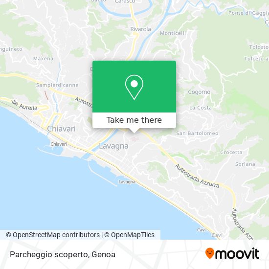 Parcheggio scoperto map