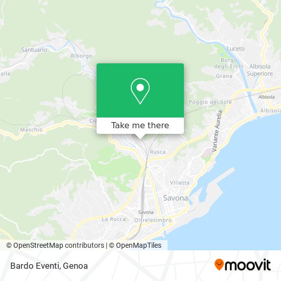 Bardo Eventi map