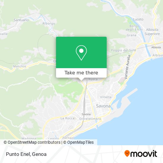 Punto Enel map