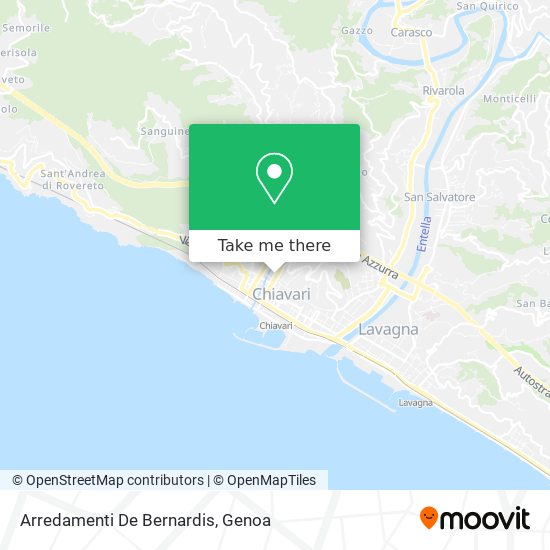 Arredamenti De Bernardis map