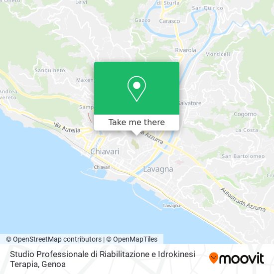 Studio Professionale di Riabilitazione e Idrokinesi Terapia map