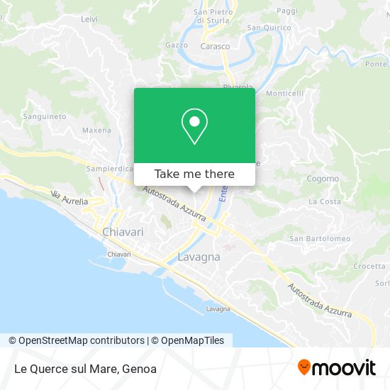 Le Querce sul Mare map