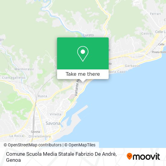 Comune Scuola Media Statale Fabrizio De Andrè map