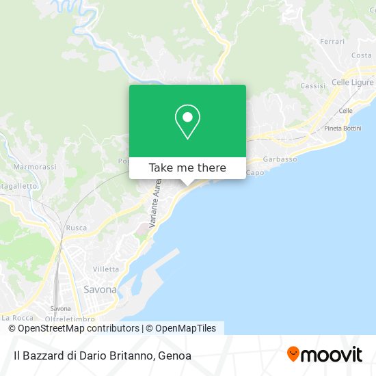 Il Bazzard di Dario Britanno map