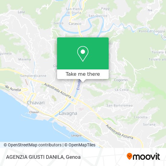 AGENZIA GIUSTI DANILA map