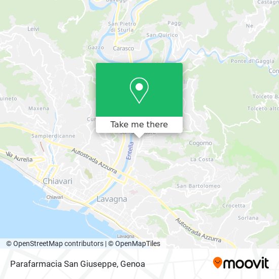Parafarmacia San Giuseppe map