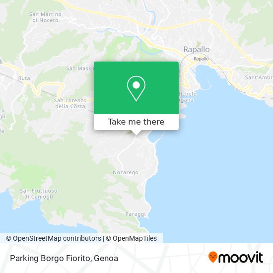Parking Borgo Fiorito map