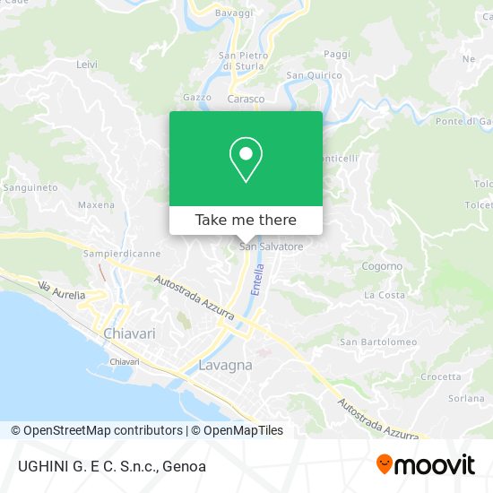 UGHINI G. E C. S.n.c. map