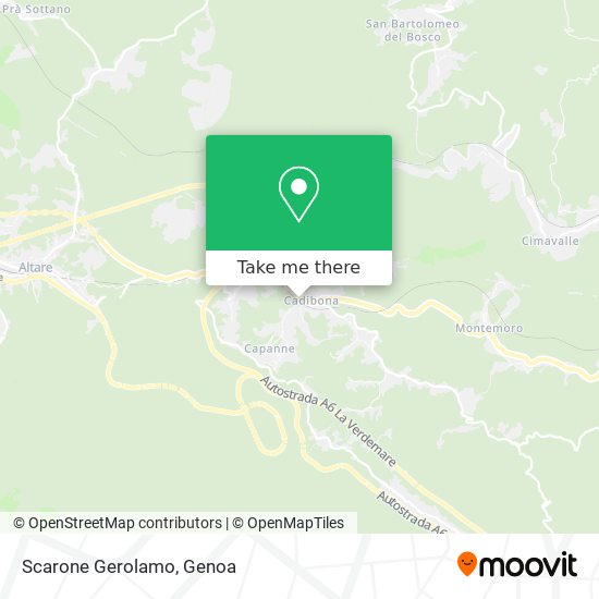 Scarone Gerolamo map