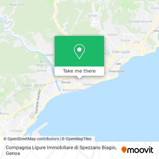 Compagnia Ligure Immobiliare di Spezzano Biagio map