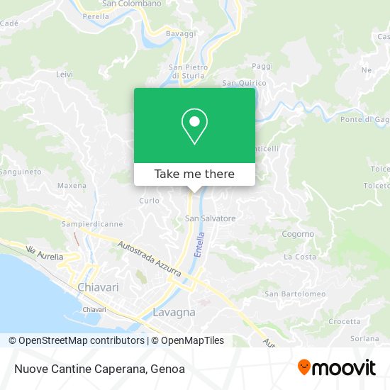 Nuove Cantine Caperana map