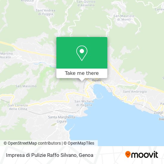 Impresa di Pulizie Raffo Silvano map
