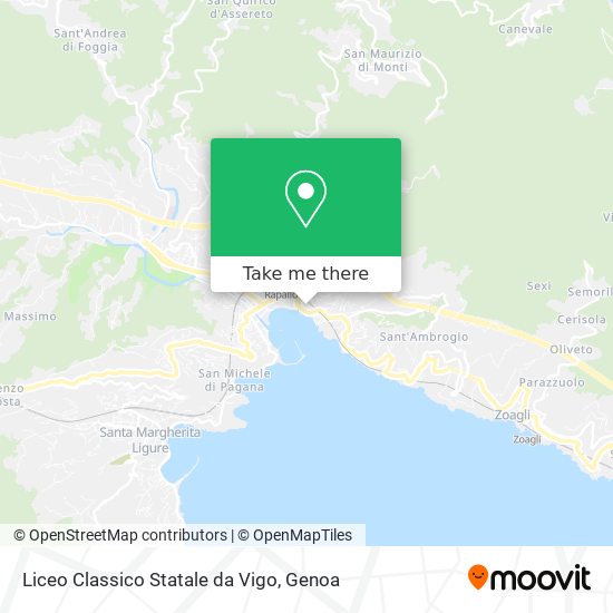 Liceo Classico Statale da Vigo map