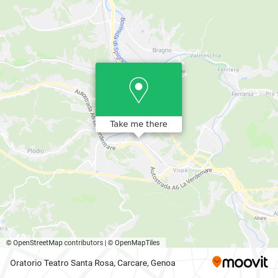Oratorio Teatro Santa Rosa, Carcare map