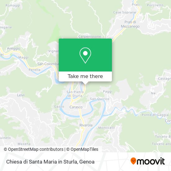 Chiesa di Santa Maria in Sturla map