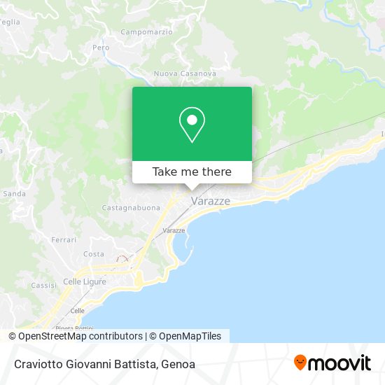 Craviotto Giovanni Battista map