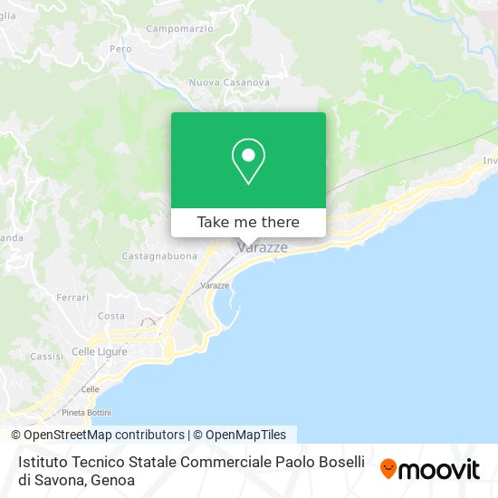 Istituto Tecnico Statale Commerciale Paolo Boselli di Savona map