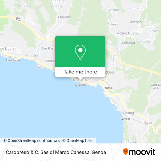 Caropreso & C. Sas di Marco Canessa map