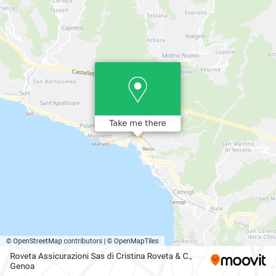 Roveta Assicurazioni Sas di Cristina Roveta & C. map